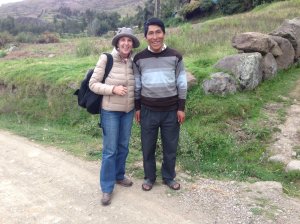 Glen with Isaiahs, our guide and translator